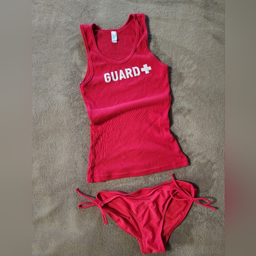 8 OP Red Guard Bikini Set